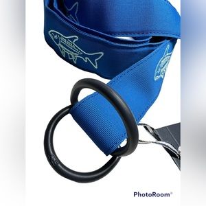 VINEYARD VINES MEN’S BONEFISH BELT.BLUE.MSRP$68